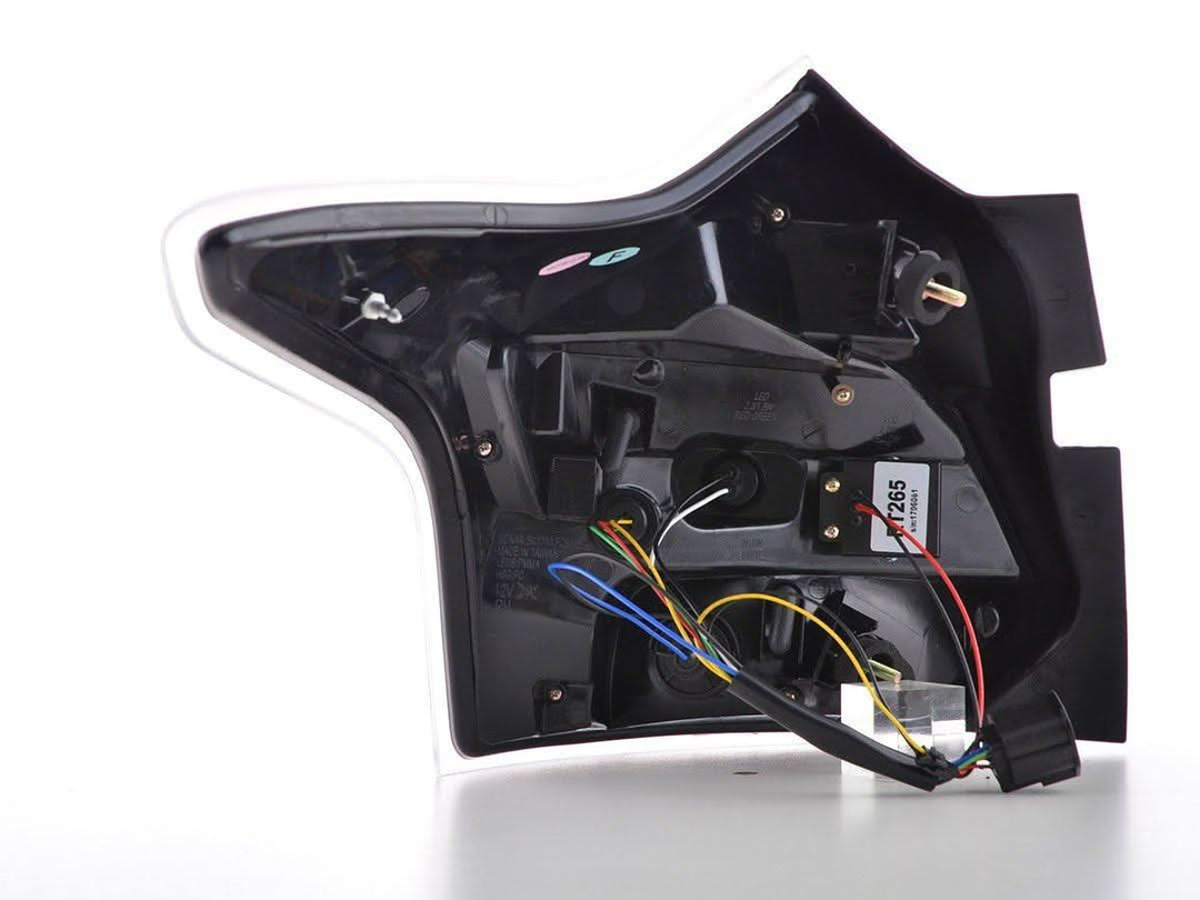 Ford Focus 3 (C346) Chrome Clear LED Lightbar Taillights Set (2010-2014)