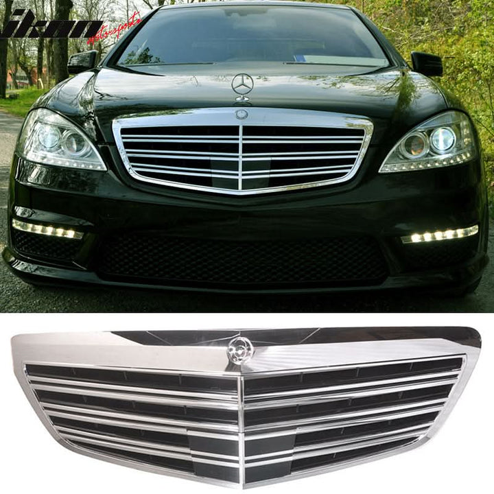 2010-2013 Mercedes-Benz W221 S Class Front  Bumper Hood Grille ABS