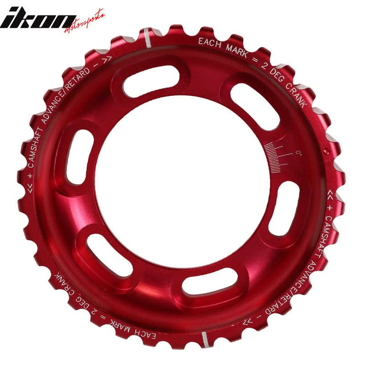 1995-1999 Mitsubishi Eclipse Hayame Red Non-Turbo Cam Gear Aluminum