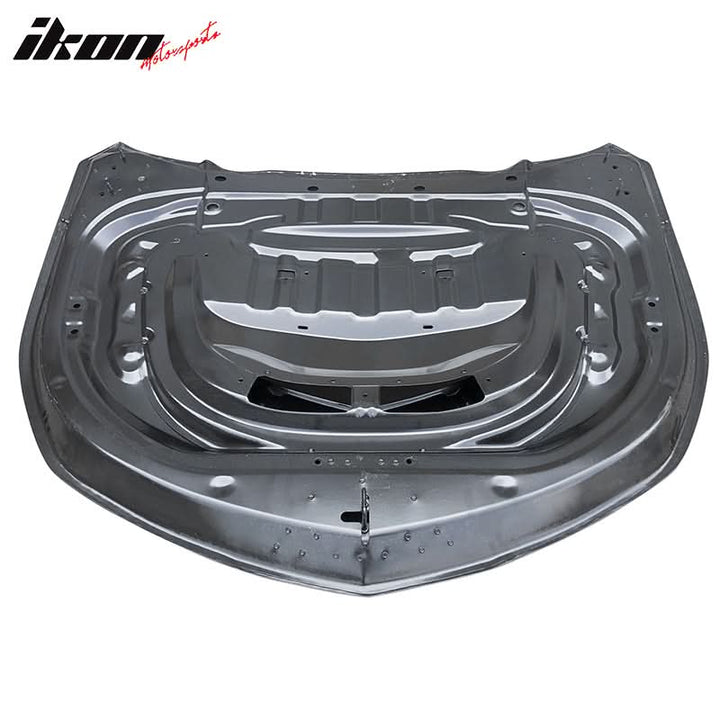 2016-2024 Chevy Camaro ZL1 Black Car Hood Guards Aluminum CF
