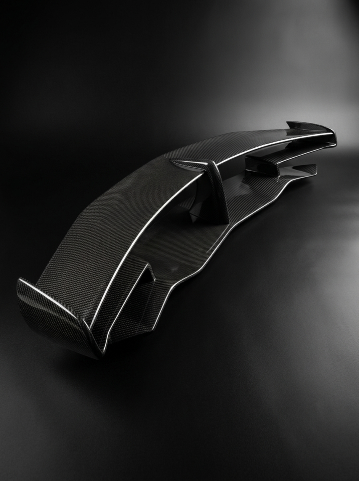 Carbon Fiber SVJ Style Rear Wing Spoiler for Lamborghini Aventador S LP740 | Dual-Plane Aero Blade