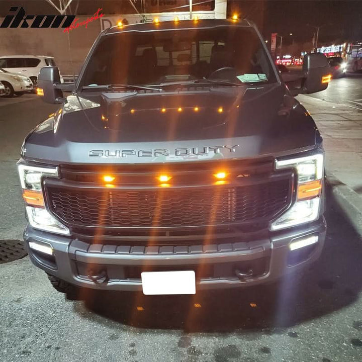 2020-2022 Ford F250 F350 F450 Super Duty Grill Car Front Grille ABS