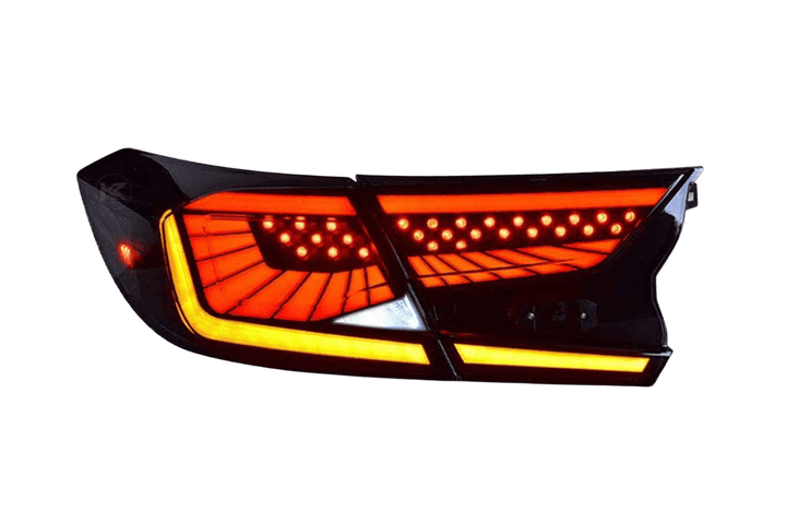 Honda Accord 10th Gen Smoked Dynamic LED Tail Lights (2018-2022)