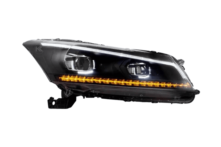 Honda Accord 8th Gen Inspired Black Demon Eyes and Ordinary Projector Headlights (2008-2012)