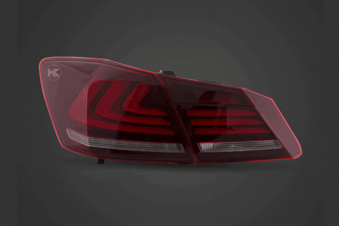 Honda Accord 9th Gen -Red,Red Smoked, Full Smoke- LED Tail Lights Upgrade (2013-2015)