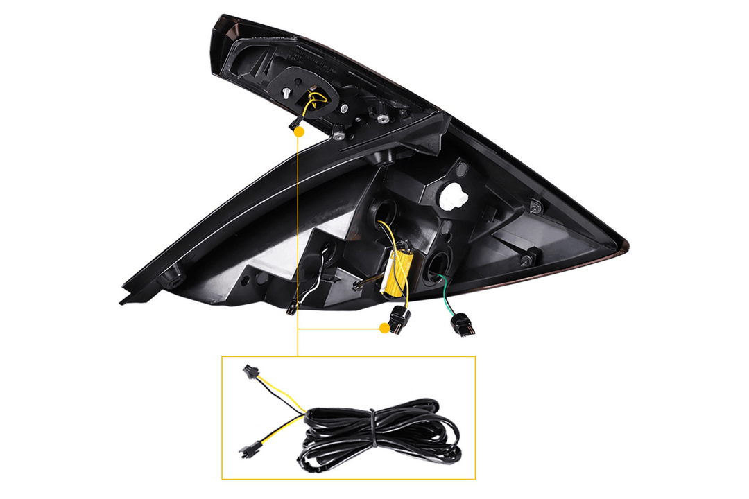 Honda Civic 10th Gen Hatchback and Type R Smoked Style LED Tail Lights Upgrade (2016-2021)