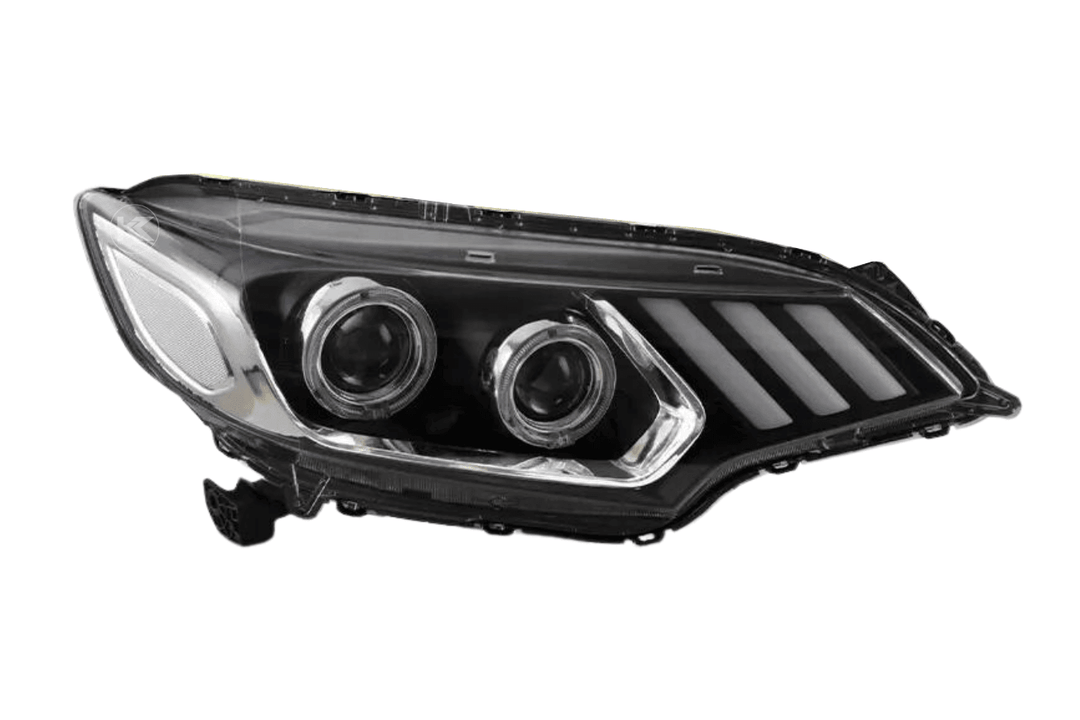 Honda Fit/Jazz 3rd Gen(GK/GH/GP) Black Demon Eyes Dual Beam Projector [Mustang Style] Headlights (2015 - 2020)