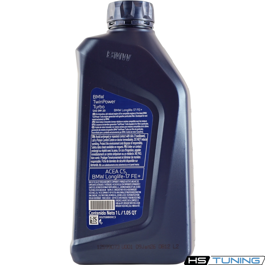 Genuine BMW | 0W-20 Engine Oil | 83-21-5-A2A-FC5