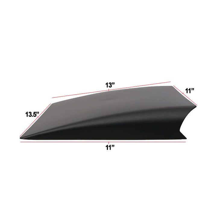 Universal Black Air Flow Hood Vent Scoop ABS