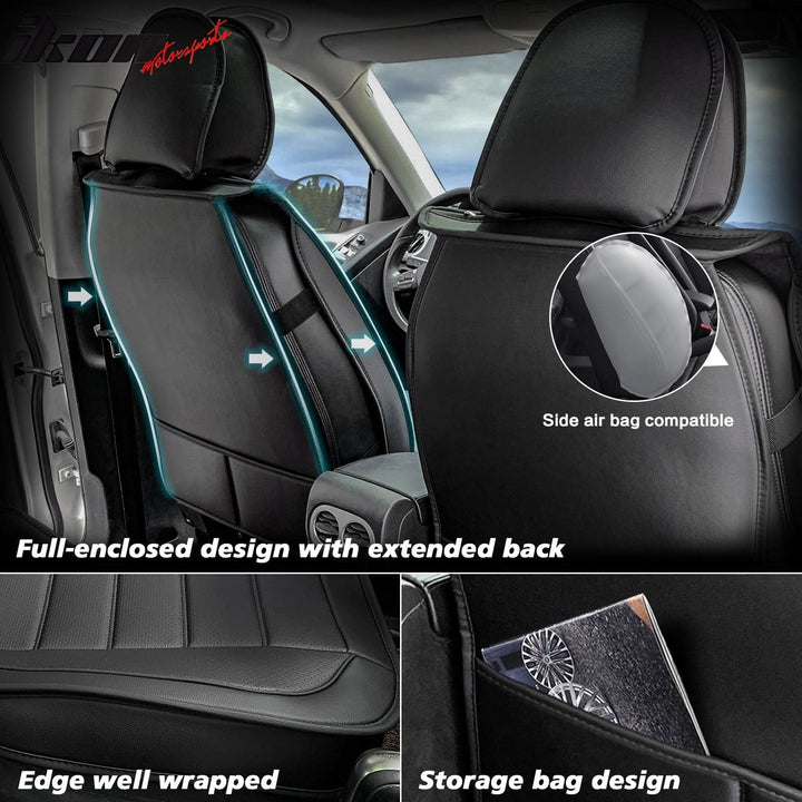2007-2023 Silverado 1500/2500HD/3500HD Car Seat Covers w/ Pocket