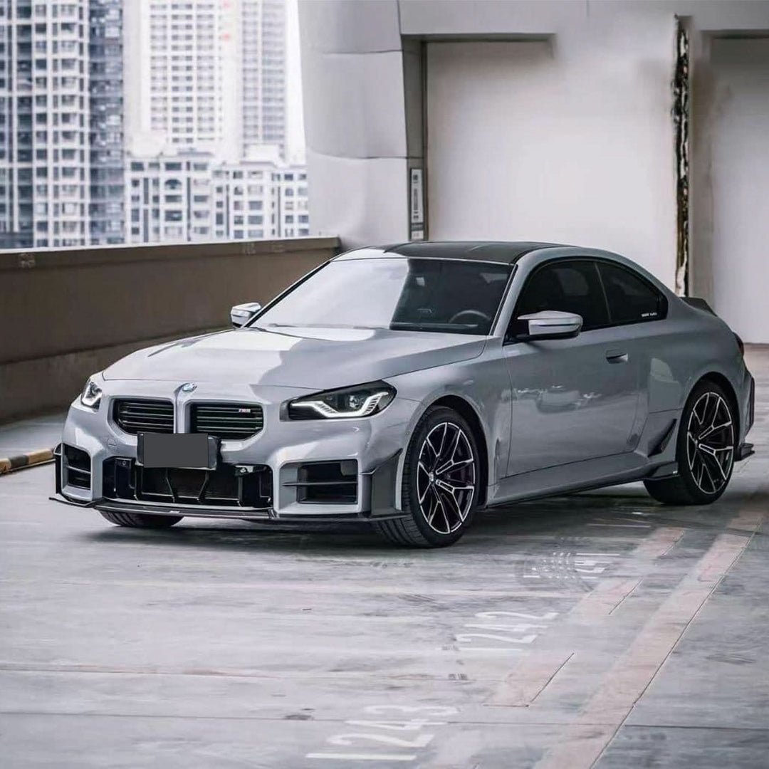 BMW 2 Series G87 M2 Carbon Fiber Front Bumper Center Lower Grille Kit (2023+)