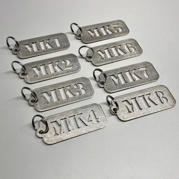 VW Stainless Keychains - (MK) Mark 1-8