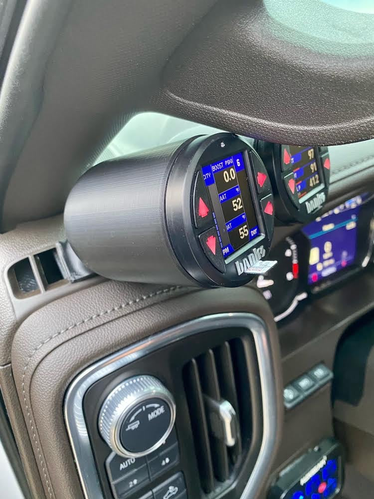 Chevy & GMC Sierra & Silverado 1500, 2500, 3500 Double Gauge Pod (2019-2023)