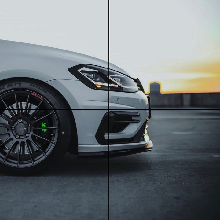 Front Lip for MK7.5 Golf R (2018-2021) Bumper mounted splitter
