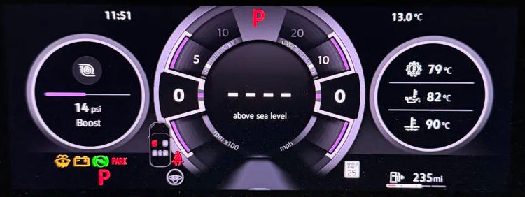 Unlock Additional MK3 Tiguan Dashboard Features