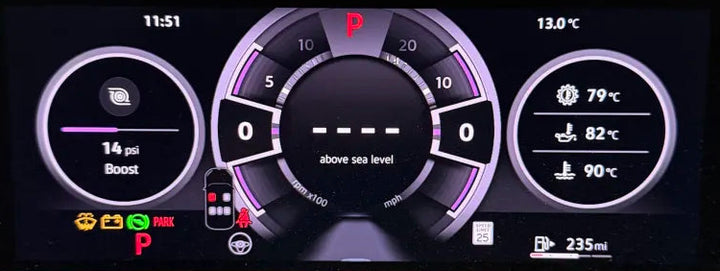 Unlock Additional MK3 Tiguan Dashboard Features