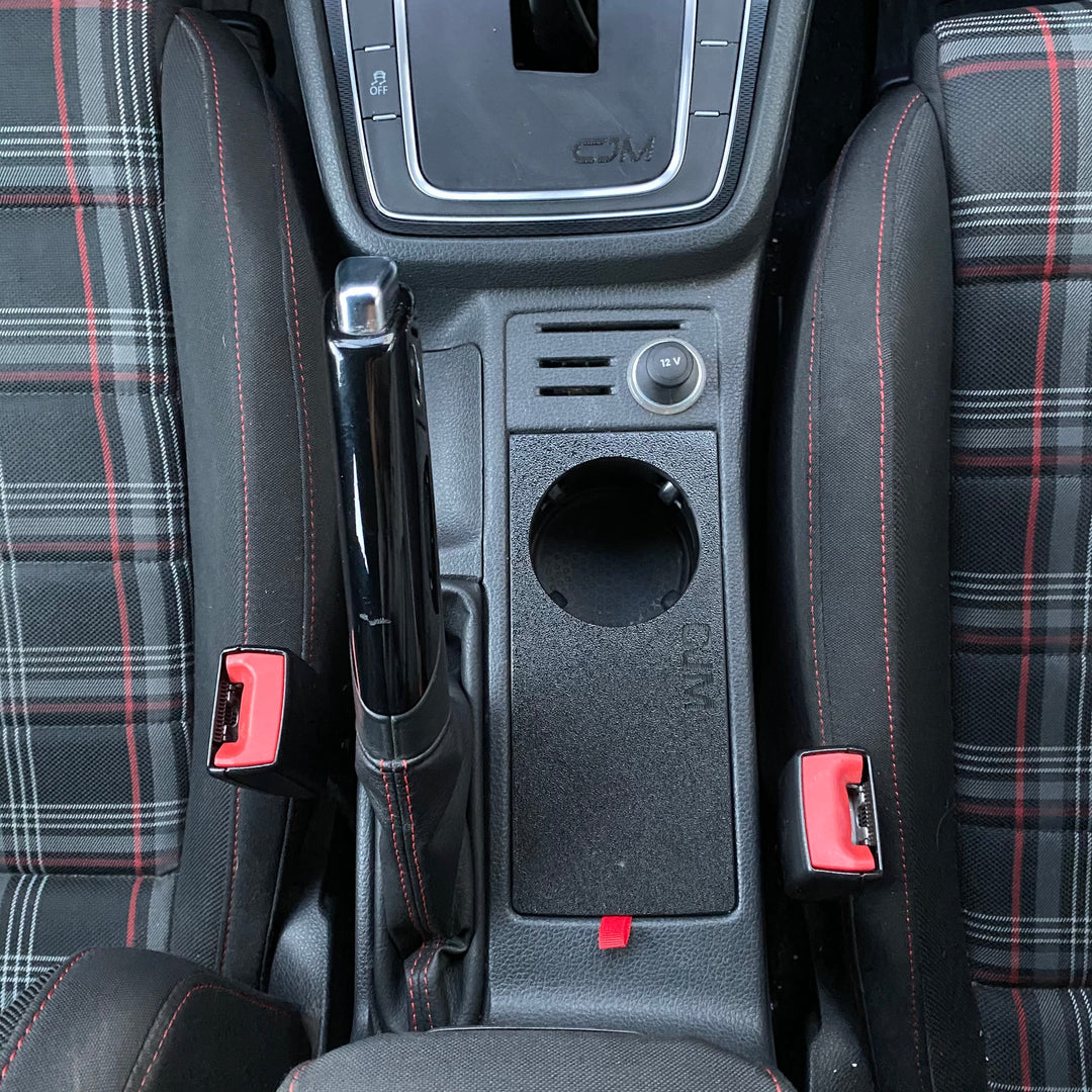 Cup holder delete panel for MK7 & 7.5 Golf, GTI (2015-2020)