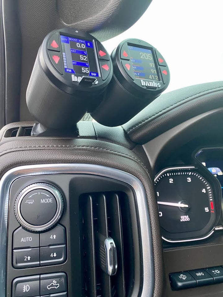 Chevy & GMC Sierra & Silverado 1500, 2500, 3500 Double Gauge Pod (2019-2023)