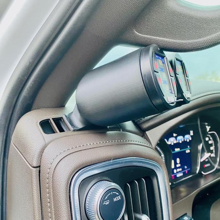 Chevy & GMC Sierra & Silverado 1500, 2500, 3500 Double Gauge Pod (2019-2023)