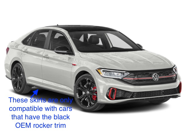 MK7 & 7.5 Jetta & GLI 2019 -2024 Side Skirts