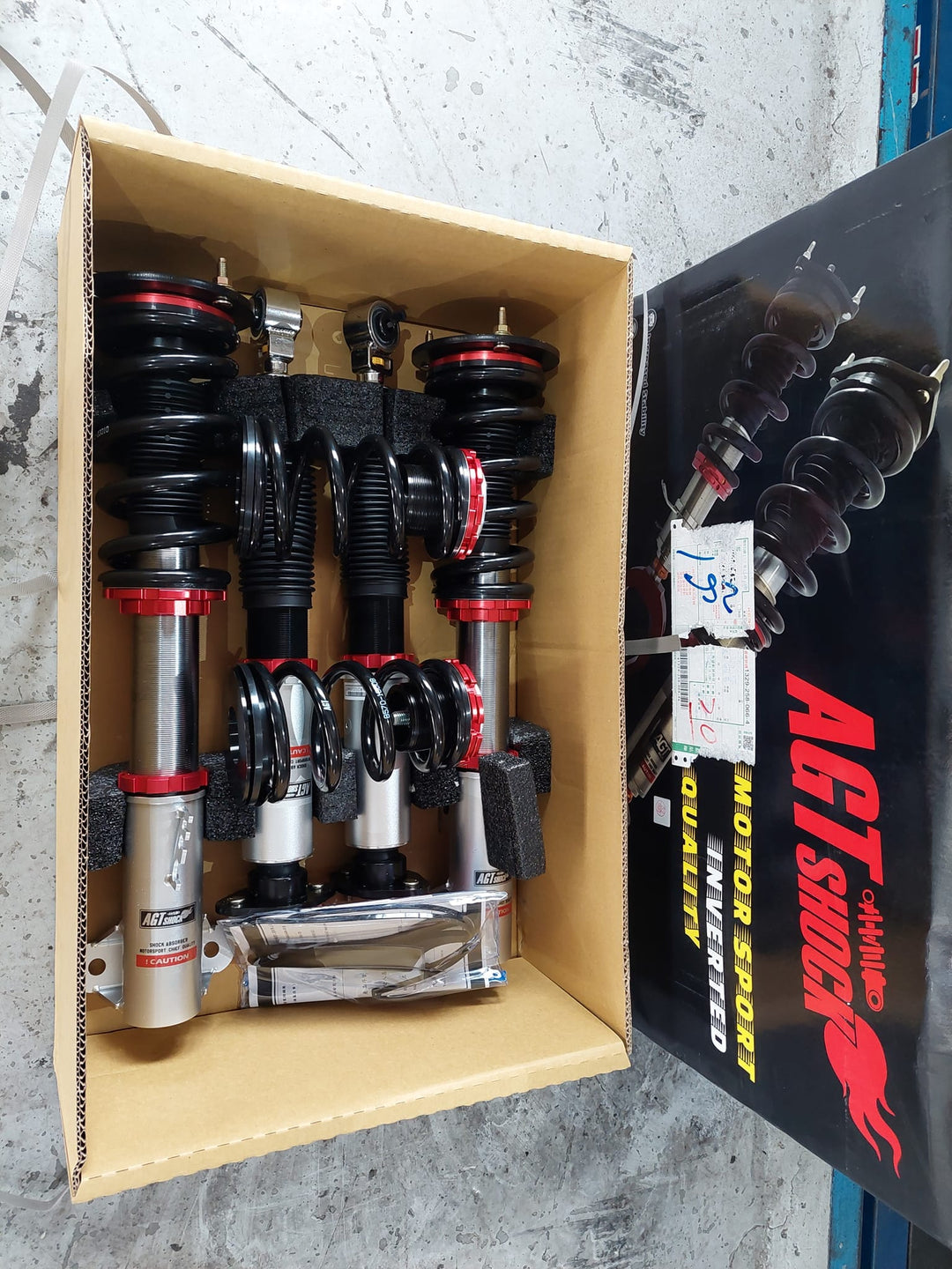 AGT Shock 1992-1998	E36	3 SERIES MK3 Front  Inverted Fork/Rear Flip -	Front Spring Rate:	8K200 Rear Spring Rate: 8K160
