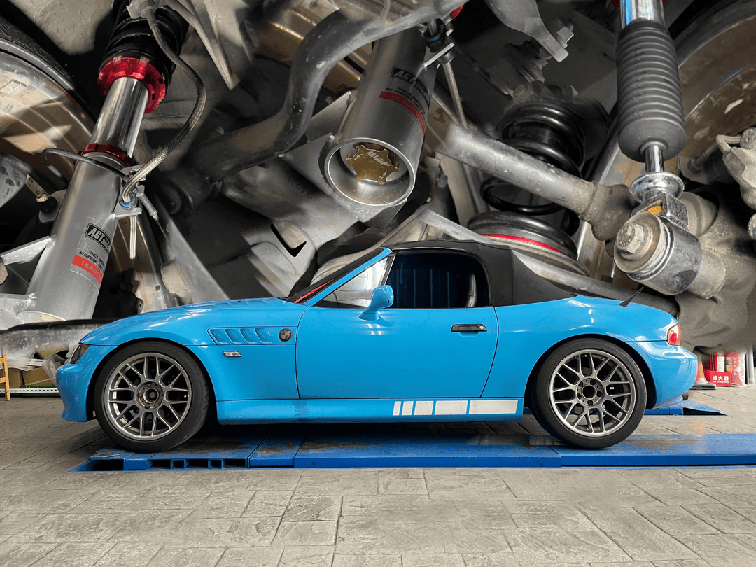 AGT Shock 1995-2002 E36/7  E36/8 Z3 Front Inverted  Fork/Rear Flip -Front Spring Rate: 8K200 Rear Spring Rate: 8K160