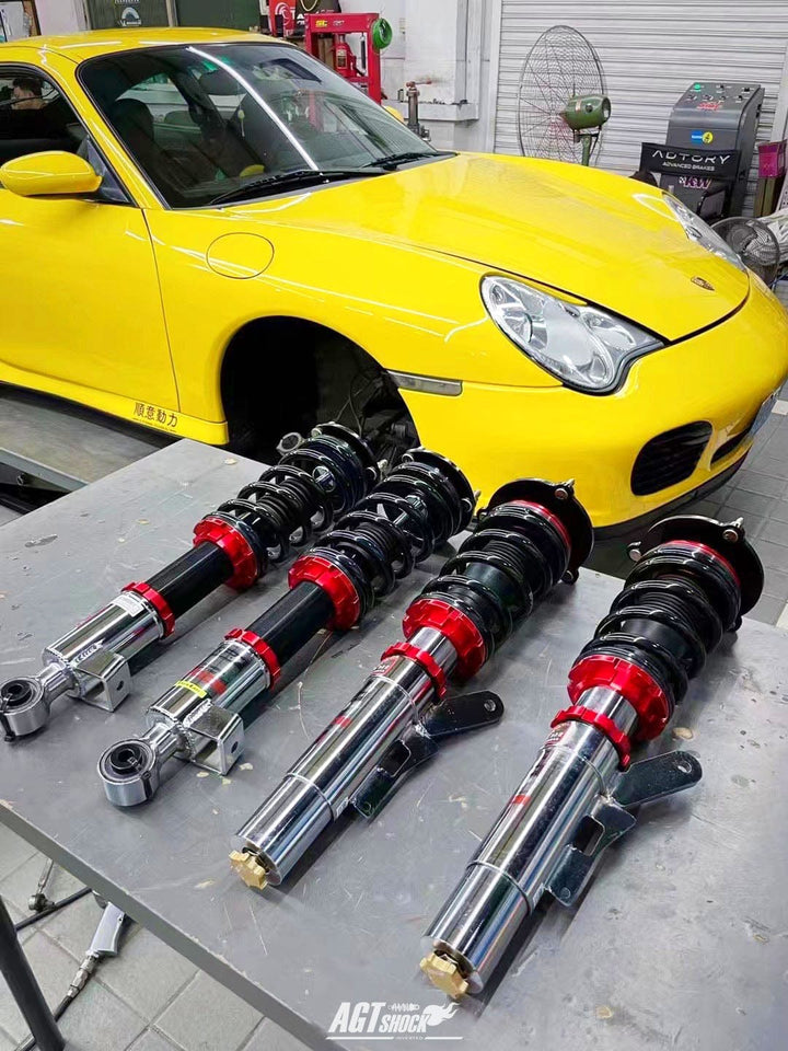 AGT Shock 1998-2005 996 4WD 911 CARRERA Front Inverted Fork/Rear Vertical Fork-Front Spring Rate: 7K170 Rear Spring Rate: 9K200