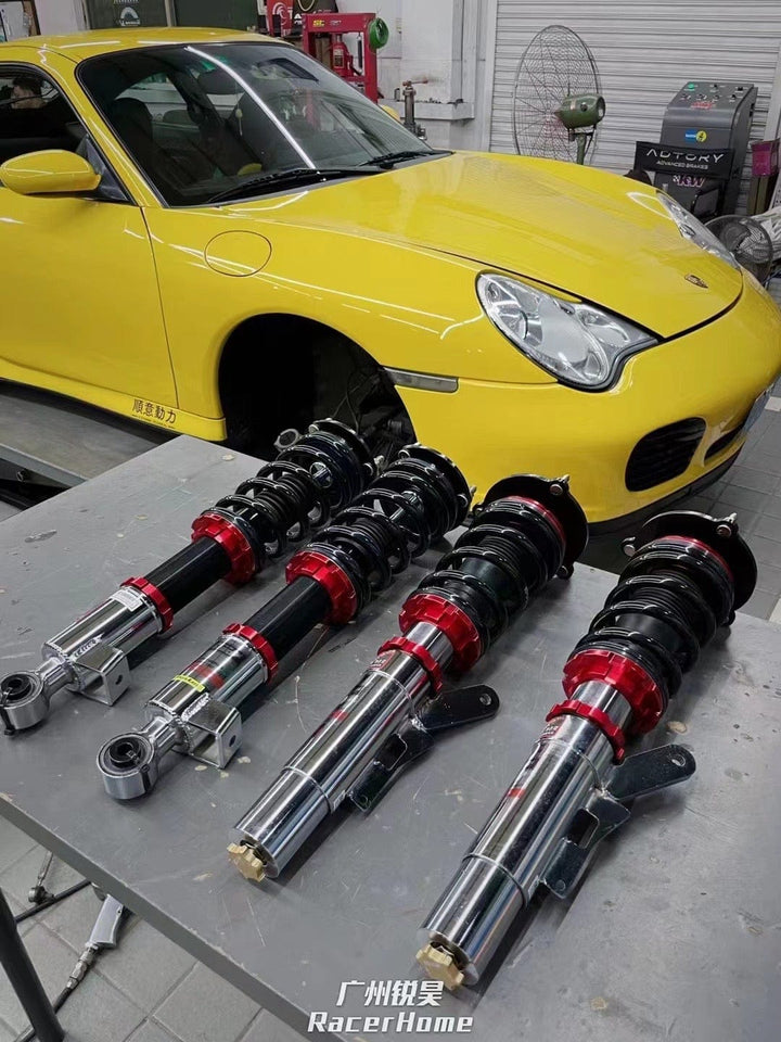 AGT Shock 1998-2005 996 4WD 911 CARRERA Front Inverted Fork/Rear Vertical Fork-Front Spring Rate: 7K170 Rear Spring Rate: 9K200