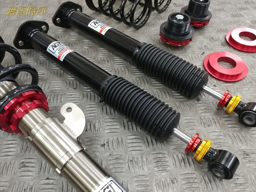AGT Shock 2000-2006 E46(M3) 3 SERIES MK4 Front Inverted Fork/Rear Flip - Front Spring Rate: 8K200 Rear Spring Rate: 8K160