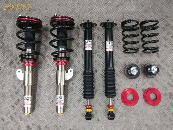 AGT Shock 2000-2006 E46(M3) 3 SERIES MK4 Front Inverted Fork/Rear Flip - Front Spring Rate: 8K200 Rear Spring Rate: 8K160
