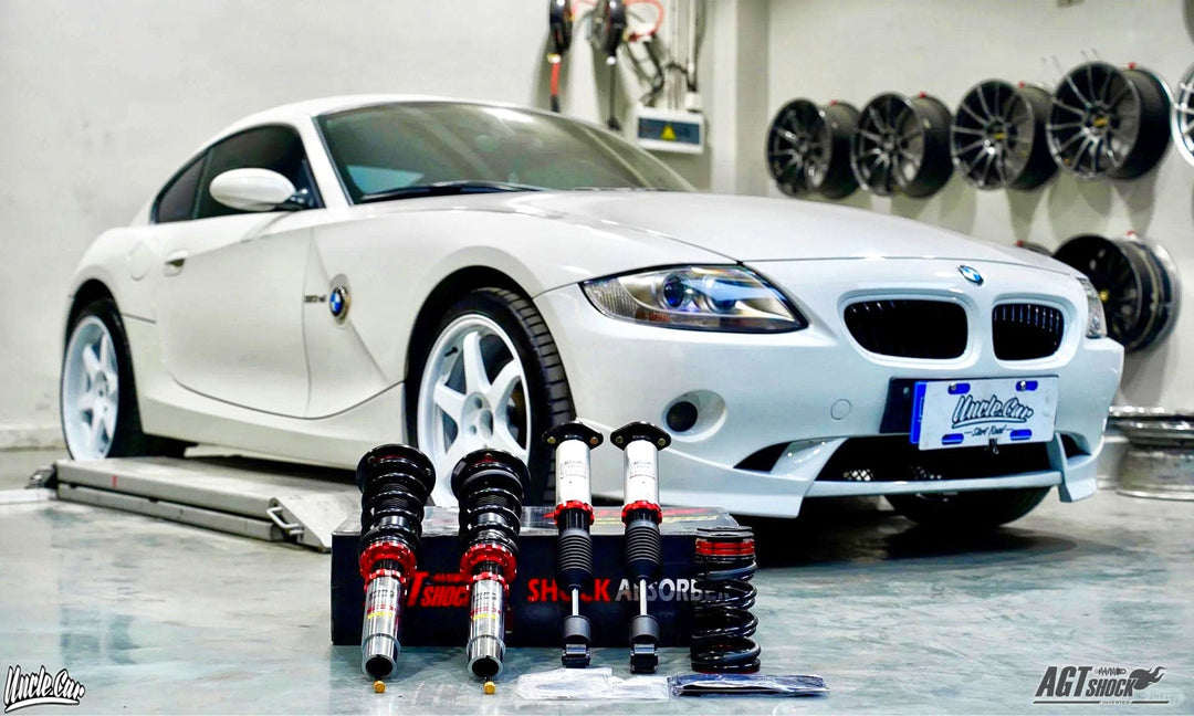 AGT Shock 2003-2009 E85/E86 RWD Z4 Front Inverted Fork/Rear Flip-Front Spring Rate: 7K190 Rear Spring Rate: 8K160