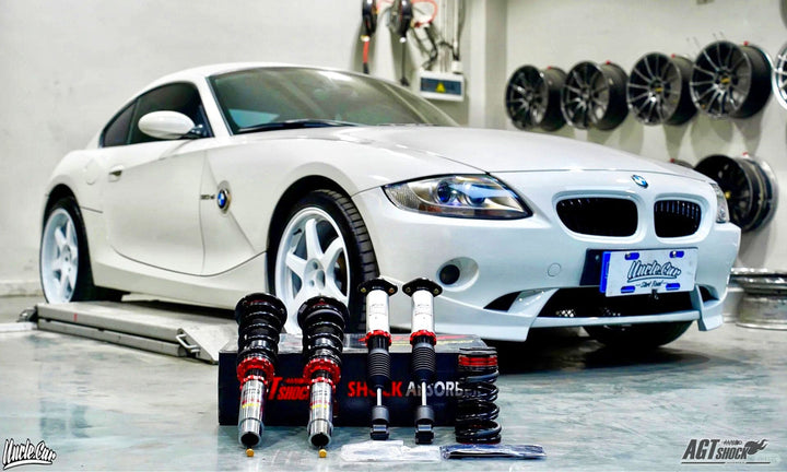 AGT Shock 2003-2009 E85/E86 RWD Z4 Front Inverted Fork/Rear Flip-Front Spring Rate: 7K190 Rear Spring Rate: 8K160