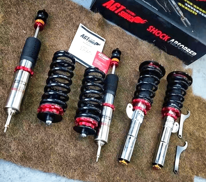 AGT Shock 2004-2013	E81/E82 RWD 1 SERIES MK1 M COUPE Front Inverted Fork/Rear Vertical Fork-Front Spring Rate: 6K210 Rear Spring Rate: 7K230