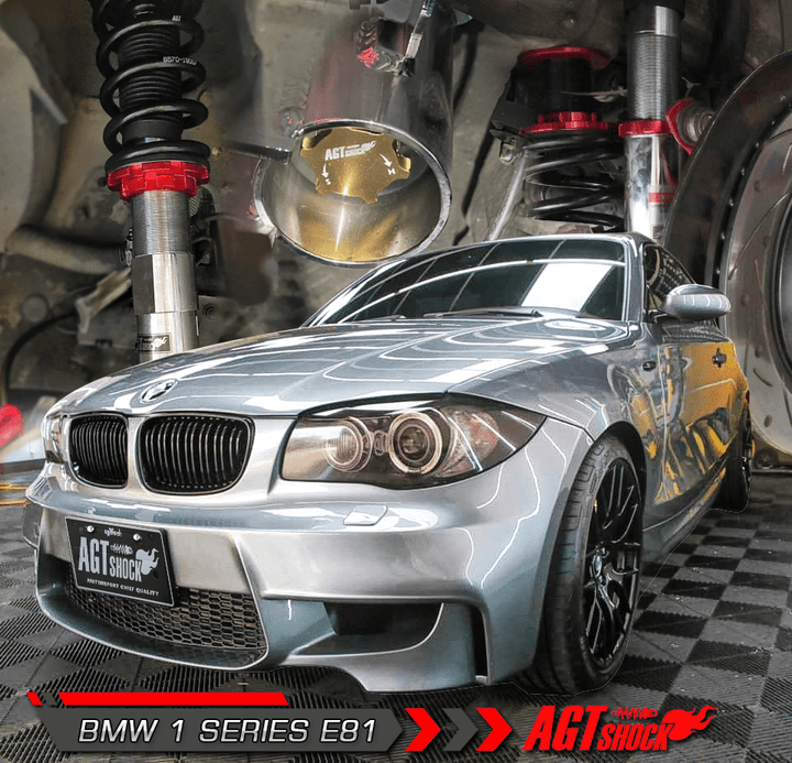 AGT Shock 2004-2013	E81/E82 RWD 1 SERIES MK1 M COUPE Front Inverted Fork/Rear Vertical Fork-Front Spring Rate: 6K210 Rear Spring Rate: 7K230