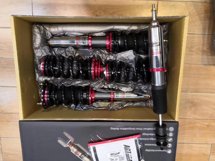 AGT Shock 2004-2013 E87/E88 RWD 1 SERIES MK1 M COUPE Front Inverted Fork/Rear Vertical Fork-Front Spring Rate: 6K210 Rear Spring Rate: 7K230