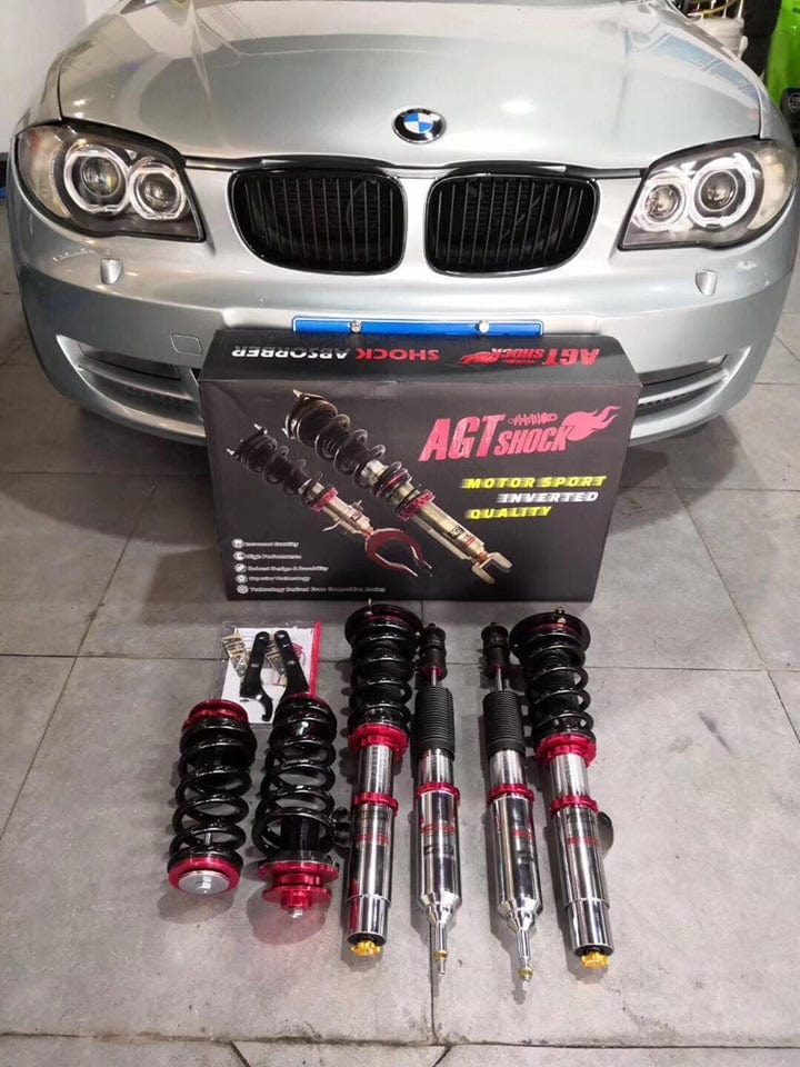 AGT Shock 2004-2013 E87/E88 RWD 1 SERIES MK1 M COUPE Front Inverted Fork/Rear Vertical Fork-Front Spring Rate: 6K210 Rear Spring Rate: 7K230