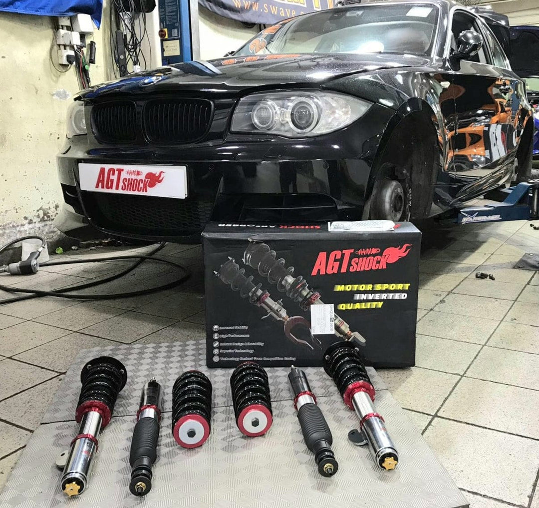 AGT Shock 2004-2013 E87/E88 RWD 1 SERIES MK1 M COUPE Front Inverted Fork/Rear Vertical Fork-Front Spring Rate: 6K210 Rear Spring Rate: 7K230