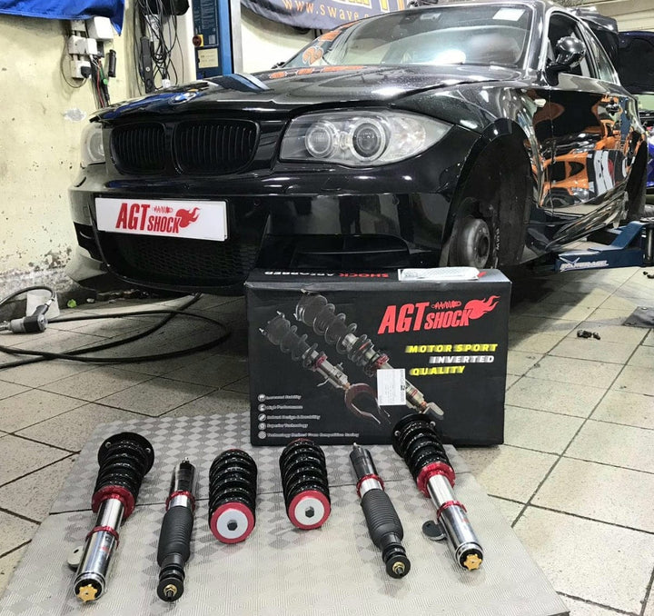 AGT Shock 2004-2013 E87/E88 RWD 1 SERIES MK1 M COUPE Front Inverted Fork/Rear Vertical Fork-Front Spring Rate: 6K210 Rear Spring Rate: 7K230