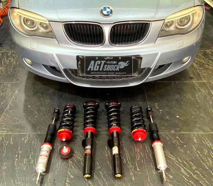 AGT Shock 2004-2013 E87/E88 RWD 1 SERIES MK1 M COUPE Front Inverted Fork/Rear Vertical Fork-Front Spring Rate: 6K210 Rear Spring Rate: 7K230