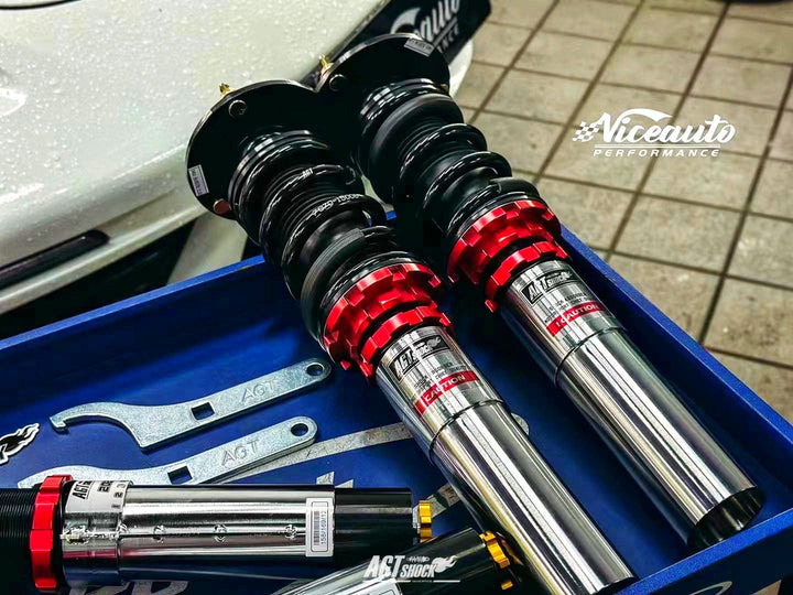 AGT Shock 2005-2012 987 BOXSTER(CAYMAN) Front/Rear: Inverted Fork-Front Spring Rate: 6K160 Rear Spring Rate: 8K150