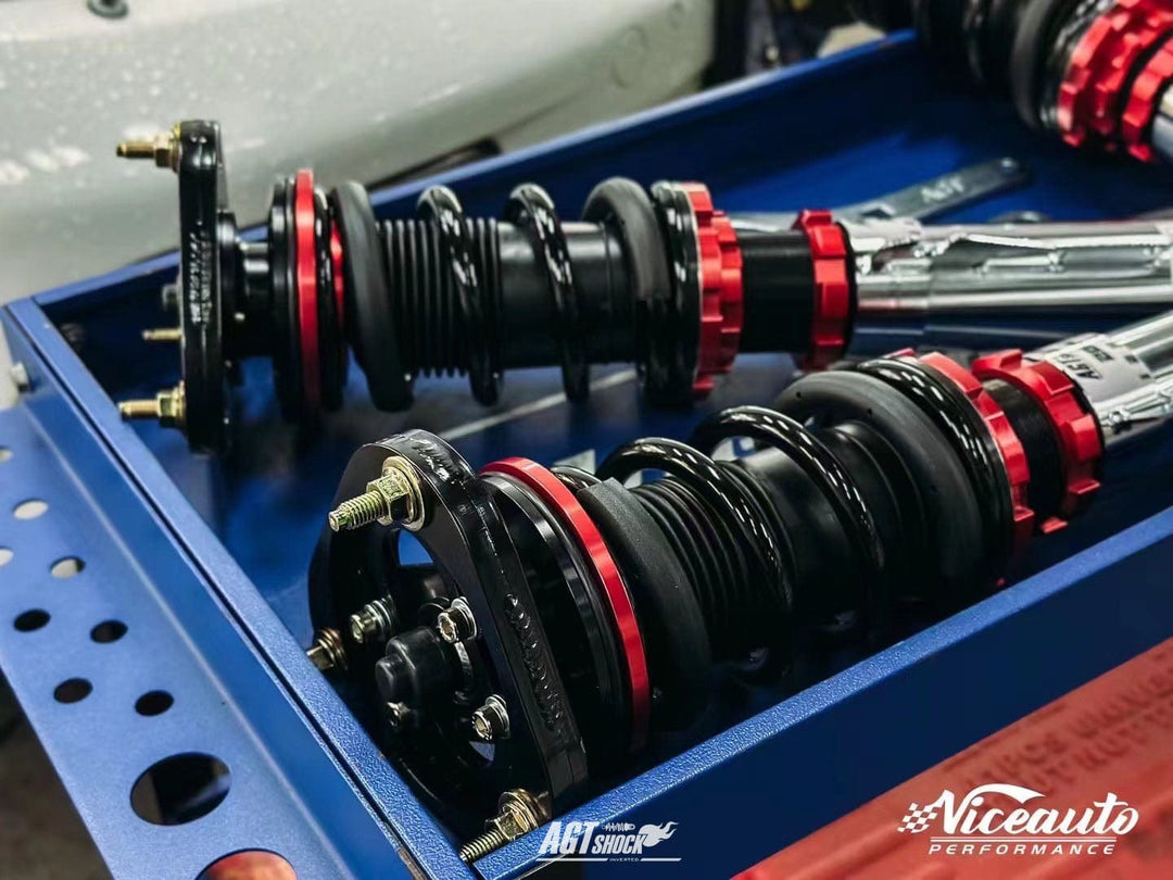 AGT Shock 2005-2012 987 BOXSTER(CAYMAN) Front/Rear: Inverted Fork-Front Spring Rate: 6K160 Rear Spring Rate: 8K150