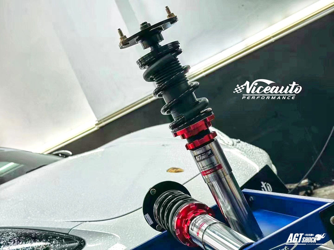 AGT Shock 2005-2012 987 BOXSTER(CAYMAN) Front/ Rear: Inverted Fork-Front Spring Rate: 6K160 Rear Spring Rate: 8K150