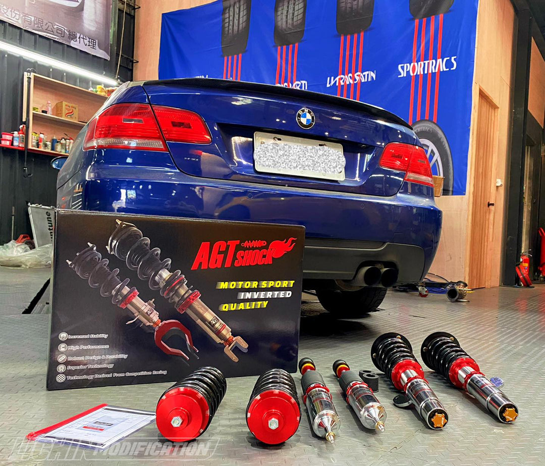 AGT Shock 2005-2013	E90 /E91/E92/E93 2WD 3 SERIES MK5 Front Inverted Fork/Rear Vertical Fork-Front Spring Rate:	18K210 Rear Spring Rate: 12K150+P