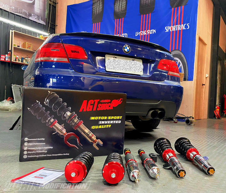 AGT Shock 2005-2013	E90 /E91/E92/E93 2WD 3 SERIES MK5 Front Inverted Fork/Rear Vertical Fork-Front Spring Rate:	18K210 Rear Spring Rate: 12K150+P