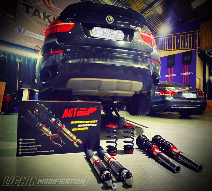 AGT Shock 2008-2014 E71	X6 Front/ Rear: Inverted Fork -Front Spring Rate: 12K210 Rear Spring Rate: 10K220