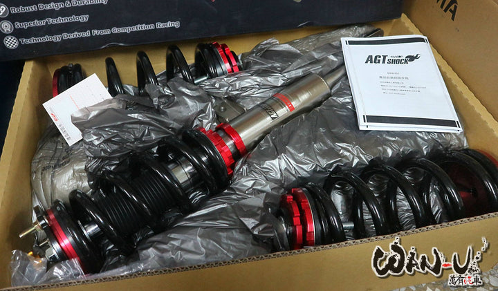 AGT Shock 2009+ F07 5 SERIES MK6 GT Front/ Rear: Inverted Fork-Front Spring Rate: 12K210 Rear Spring Rate: 6K250