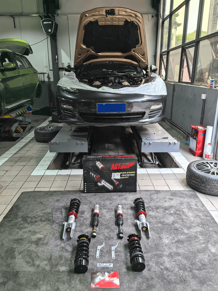 AGT Shock 2010-2016 970	PANAMERA Front Inverted  Fork/Rear Flip - Front Spring Rate: 15K220 Rear Spring Rate: 15K220