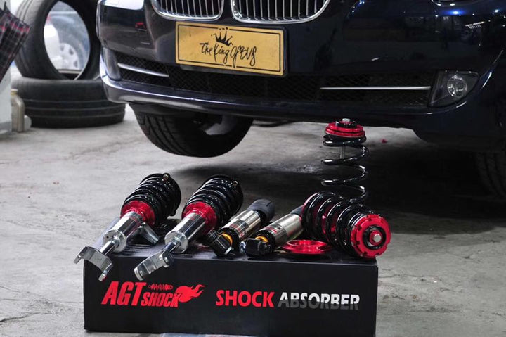 AGT Shock 2010-2017 F11 RWD 5 SERIES MK6 TOURING Front Vertical Fork/Rear Inverted Fork- Front Spring Rate: 12K210 Rear Spring Rate: 6K250