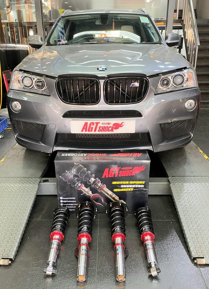 AGT Shock 2011-2017 F25 F26 RWD X3 X4 MK2	Front/ Rear: Inverted Fork-Front Spring Rate: 7K205 B Rear Spring Rate: 8K215 B