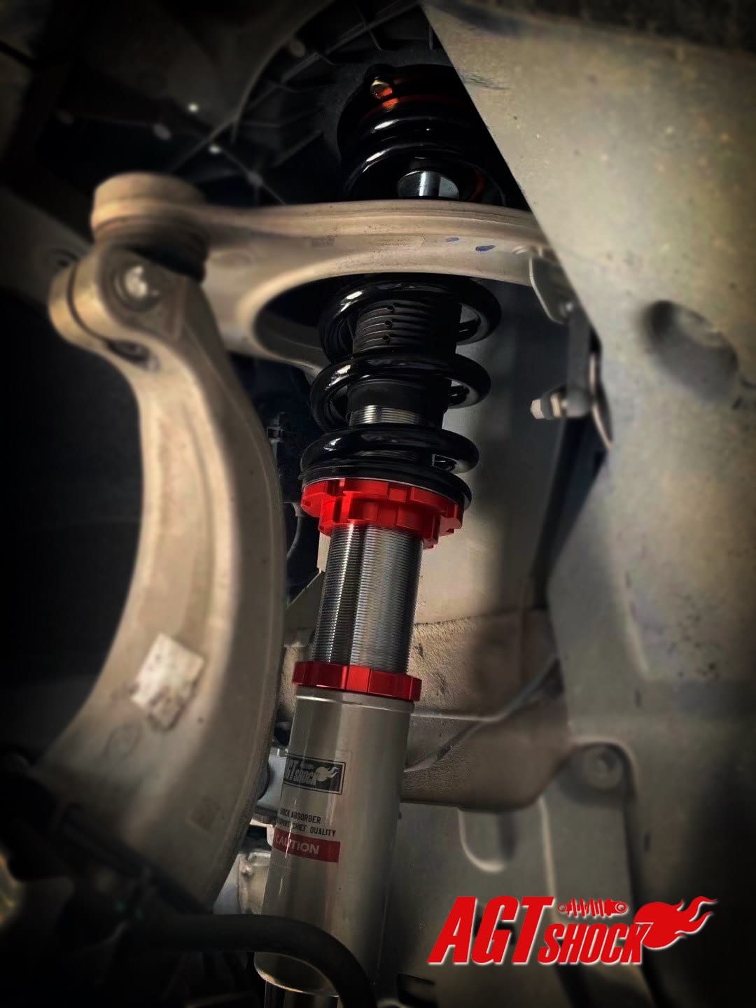 AGT Shock 2011-2018 F12/F13 RWD 6 SERIES MK3 Front/ Rear: Inverted Fork - Front Spring Rate: 10K220 Rear Spring Rate: 6K180